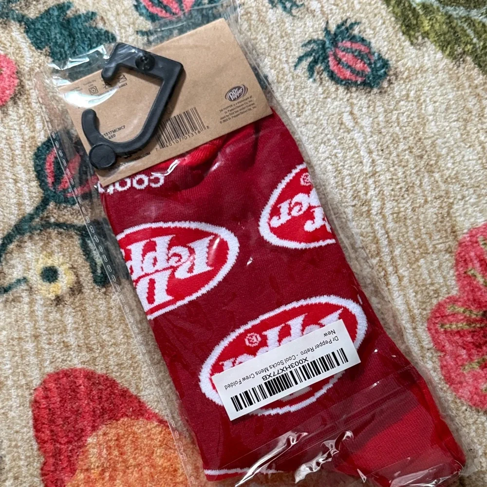 Red Casual Socks for Men